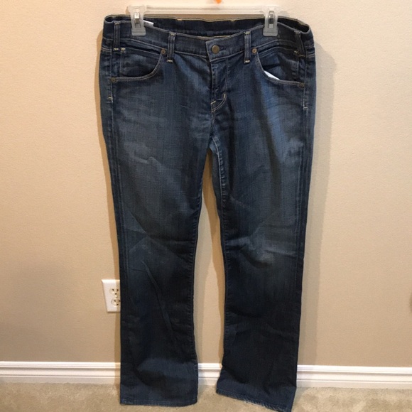 Citizens of Humanity Kelly Low Rise Distressed Bootcut Jean-Size 30/34 - Picture 1 of 11
